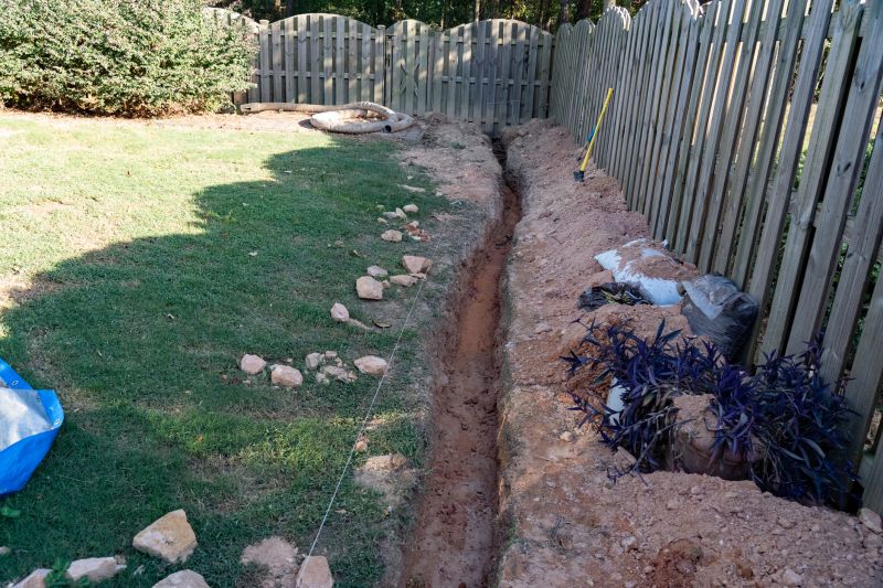 Drainage pipe installation