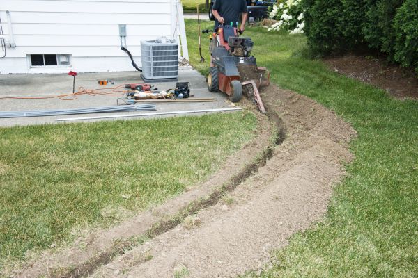 Cost of Electrical Trenching Service in Cranston